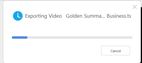 converted to a video and saved