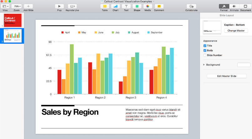 Adding Text, Charts, and Other Graphics