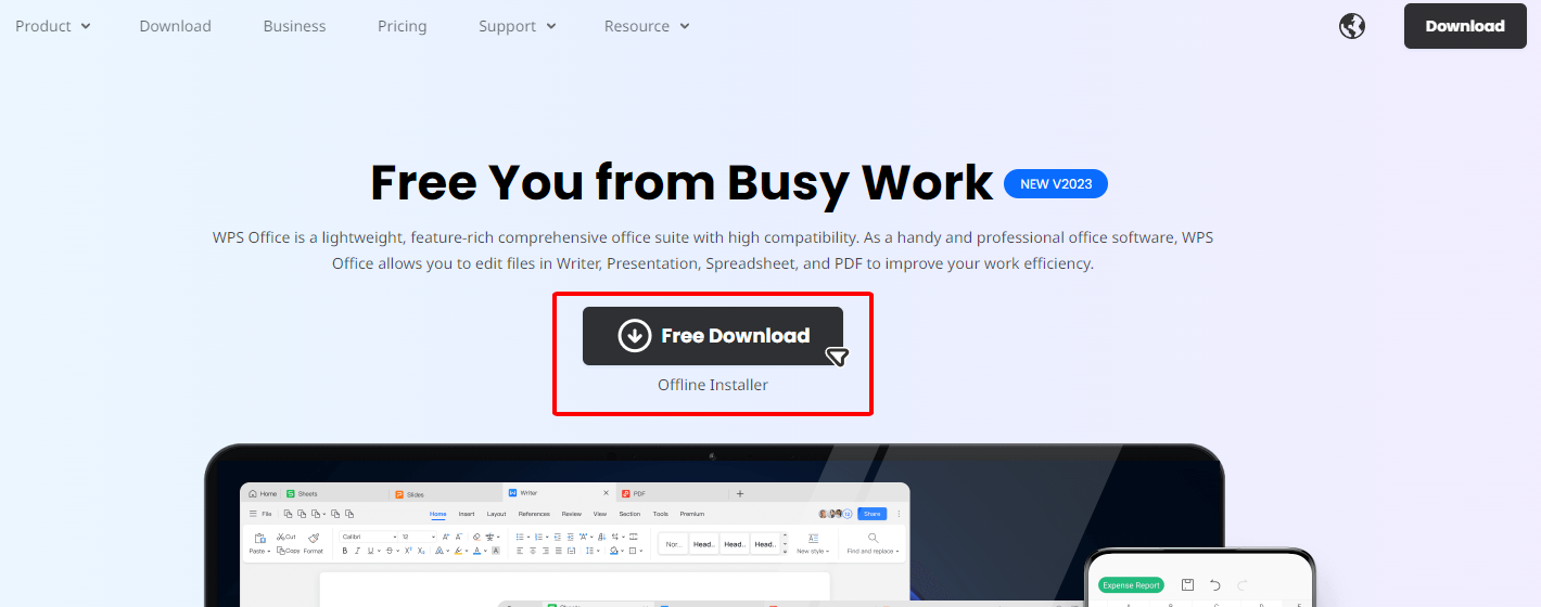  Choose “Free Download” button