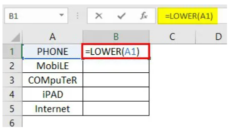 Transform Text into Lower Case