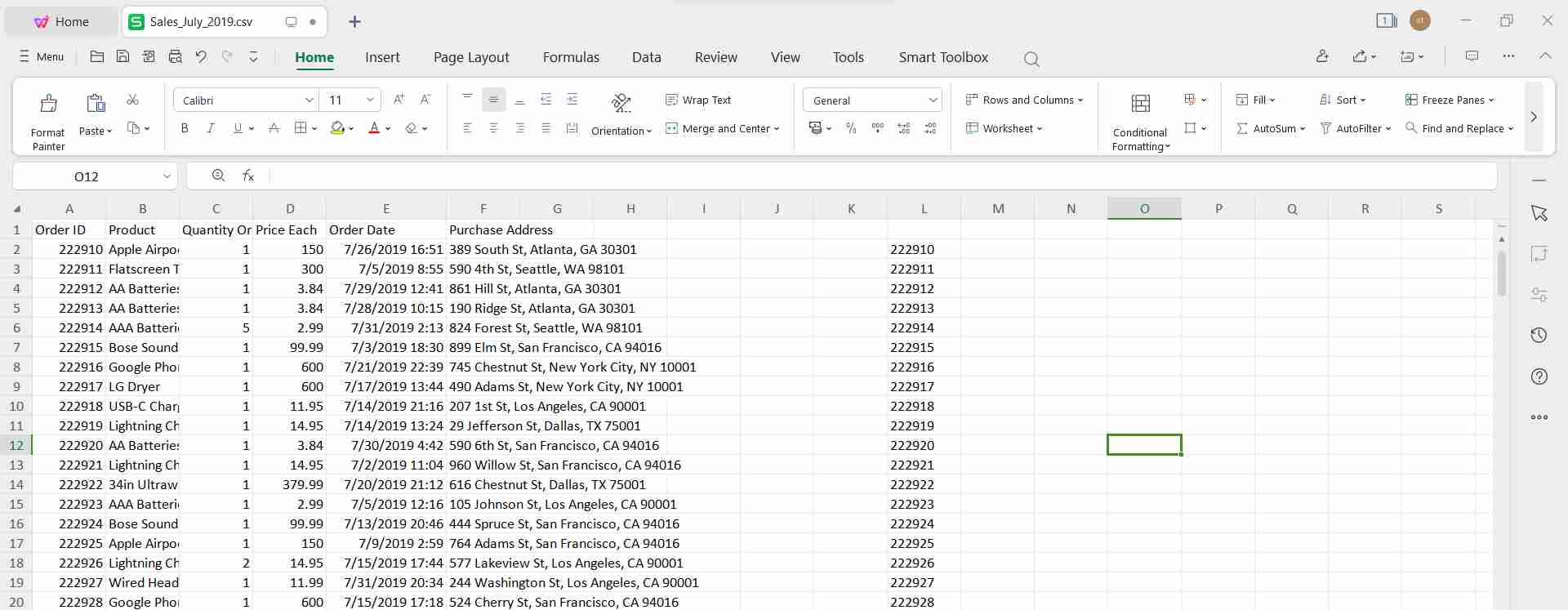 Copy TEXT formula to Excel Doc