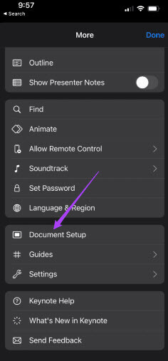 Keynote Change Slide Size