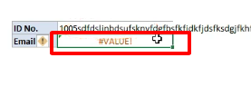 #VALUE error