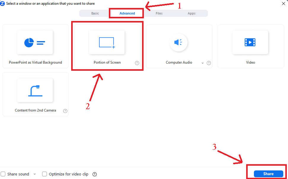 Zoom Portion of Screen