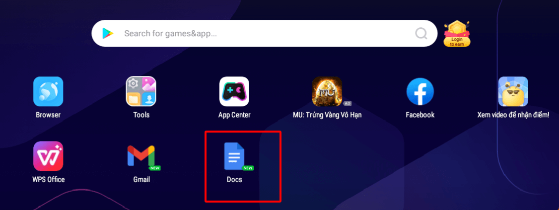 Google docs on Android