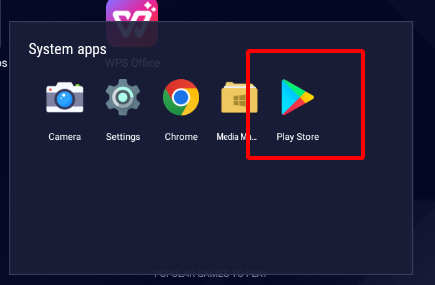 the Google Play Store
