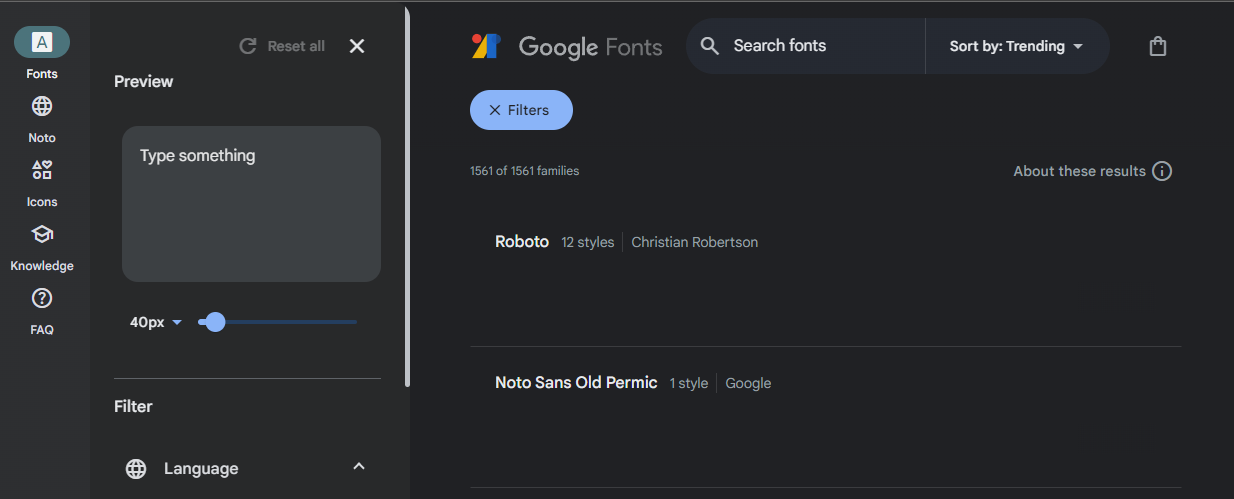 third-party website for font