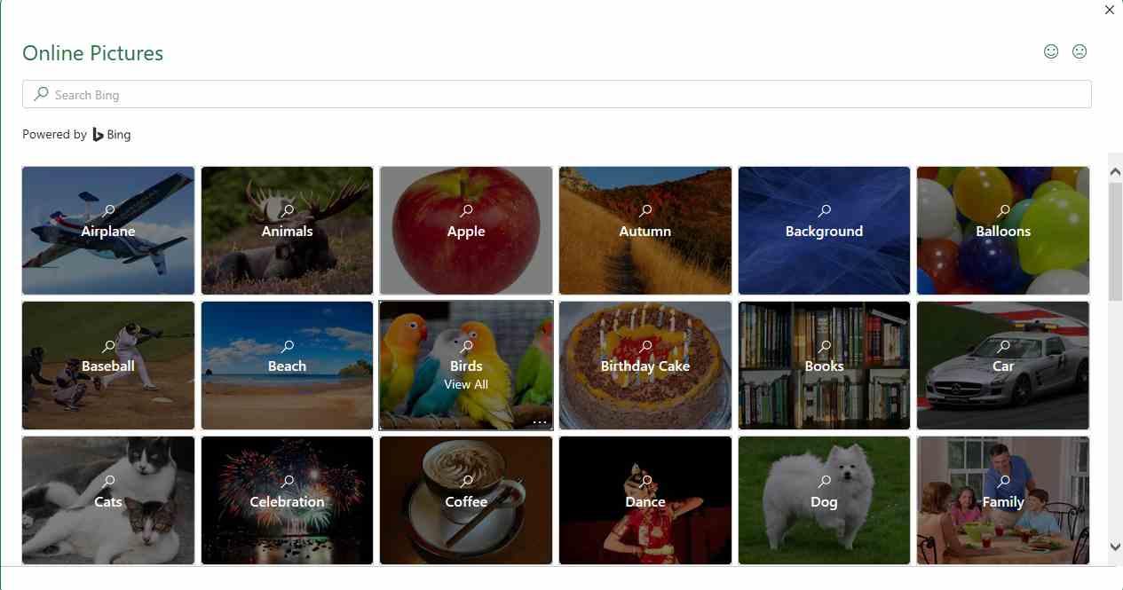 Excel Online Pictures collection by Bing