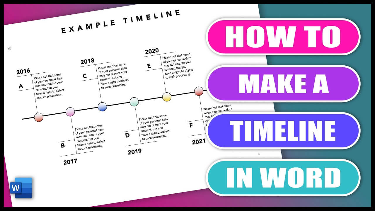 Project Timeline Template Microsoft Word