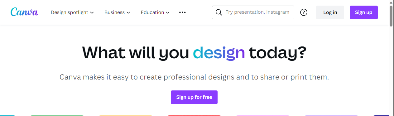  Canva website