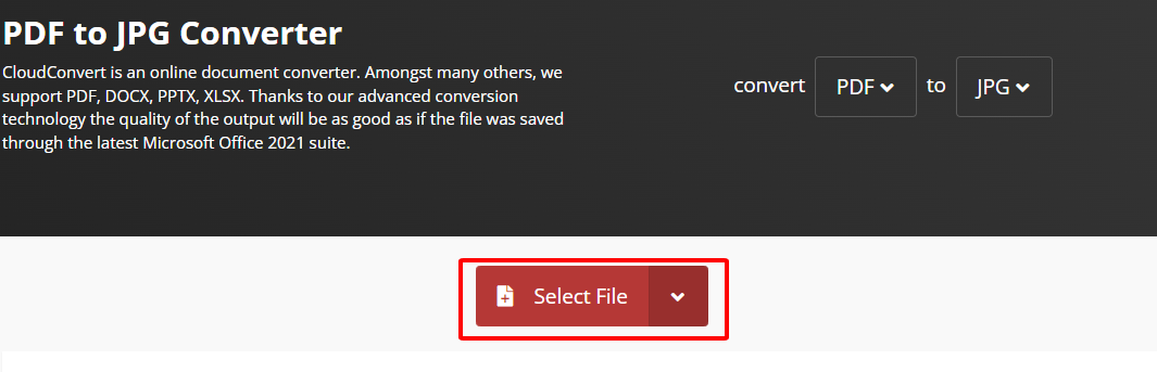 Select file