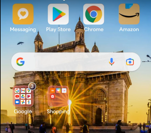 Open playstore