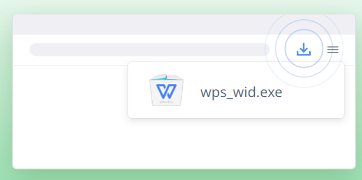 downloading process of WPS