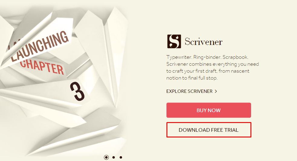 Scrivener download free trial