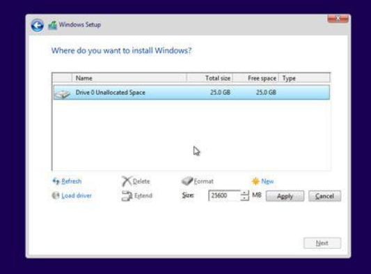 Create New Partitions