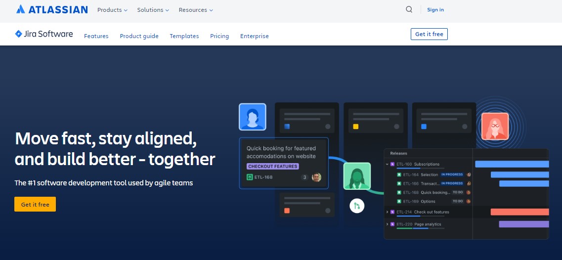 Jira Homepage