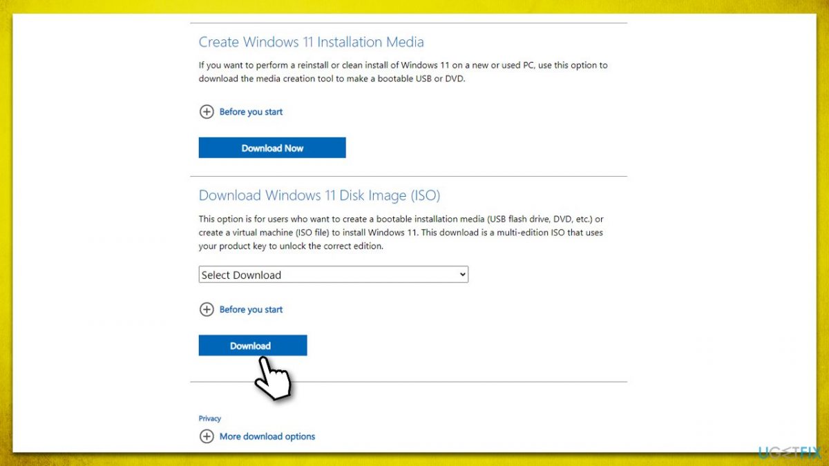 Windows 11 installation media