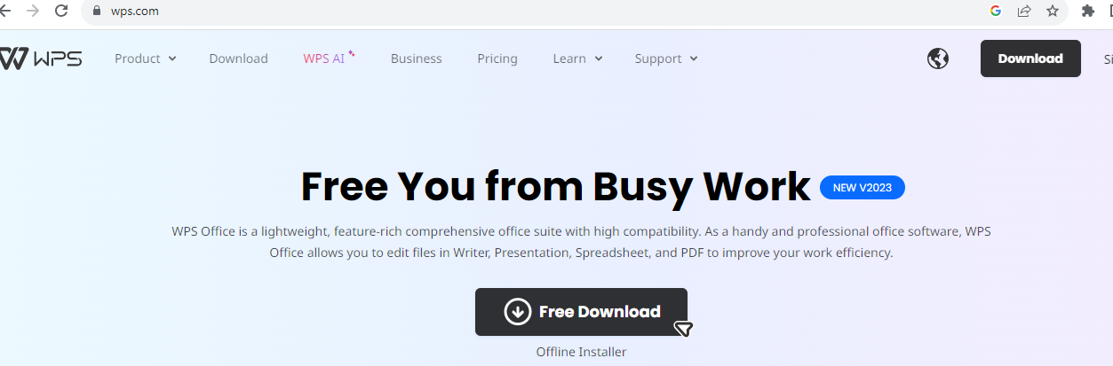 WPS Official Website