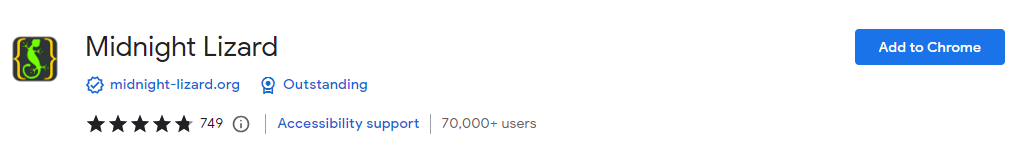 Midnight Lizard Extension