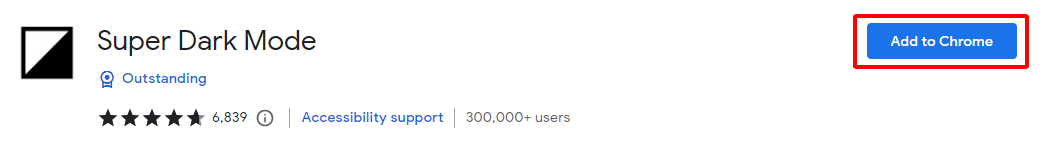 Super Dark Mode Extension
