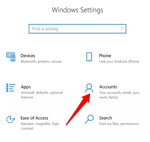Setup Microsoft Account.