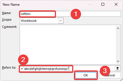 configure new name fields
