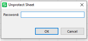 Password window pop up