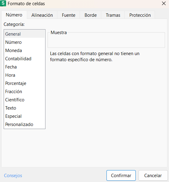 el cuadro de diálogo 