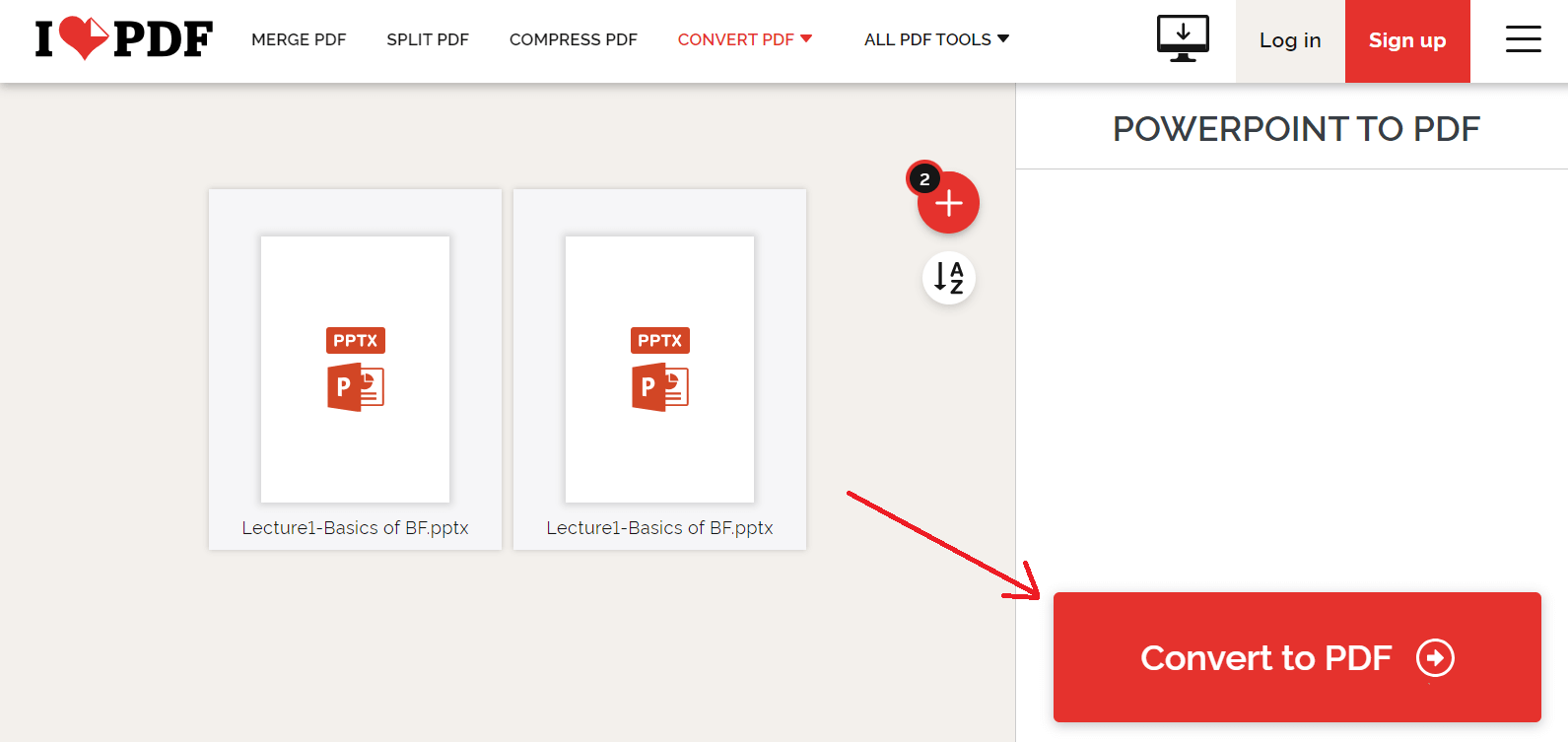  iLovePDF Convert to PDF