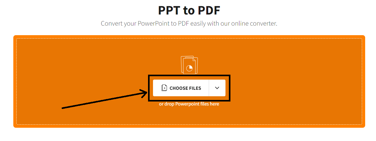 SmallPDF upload PowerPoint to convert
