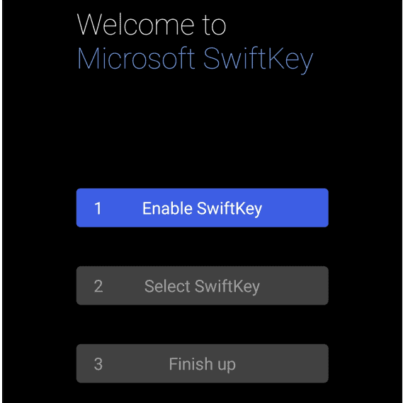 Select Enable SwiftKey