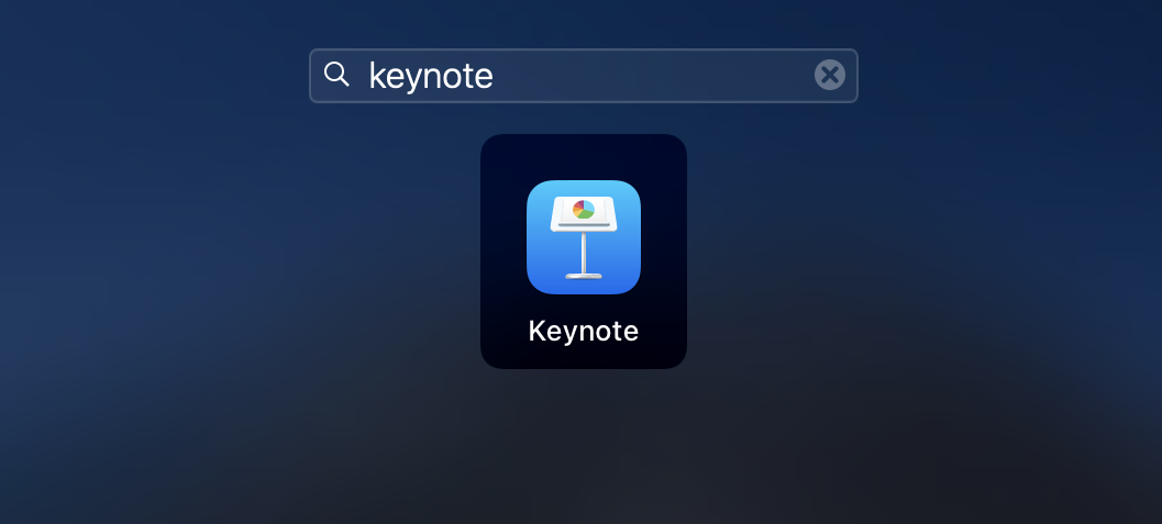 Open Keynote