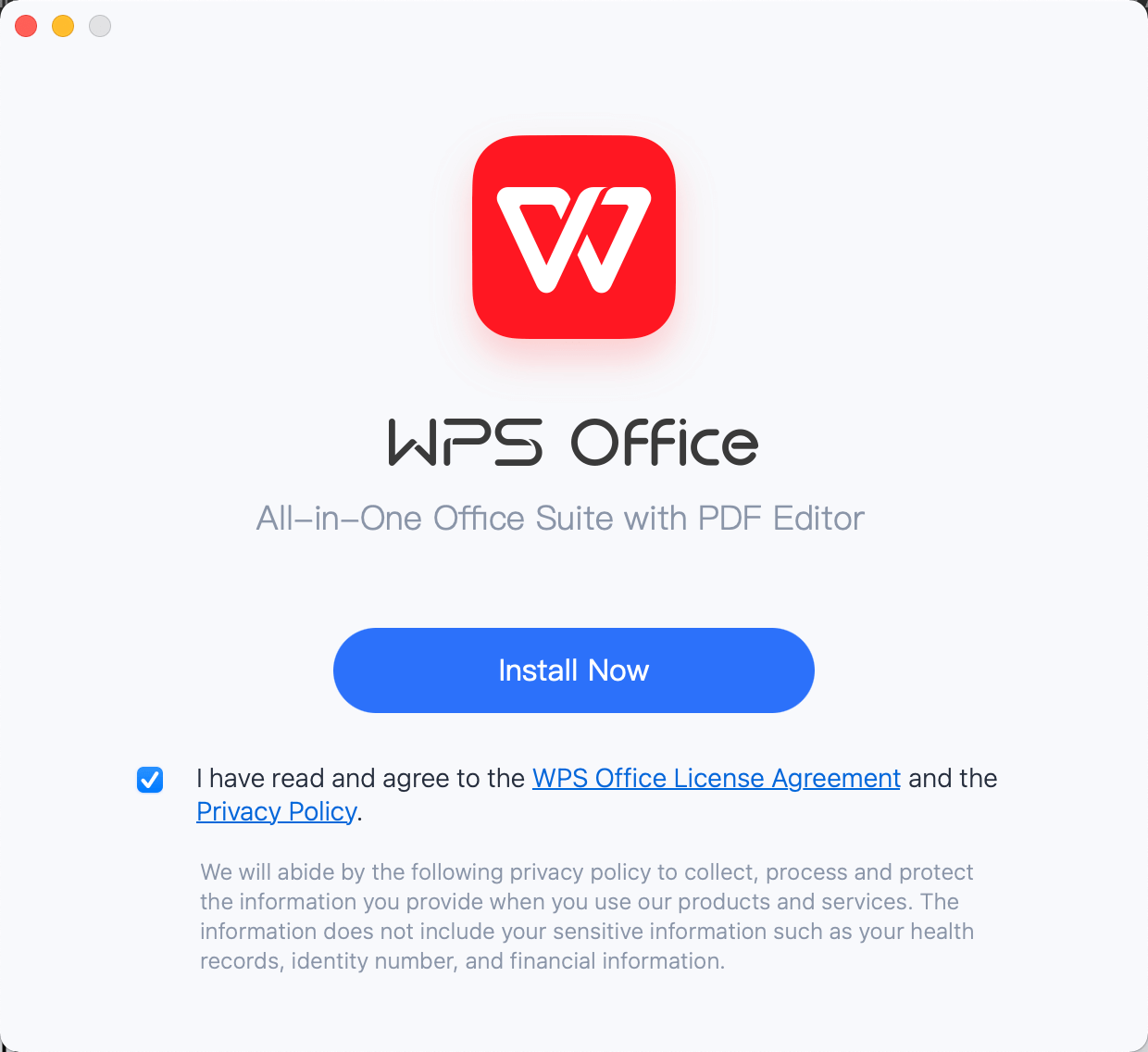 Install WPS Presentation for mac