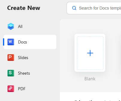 Choose the file type