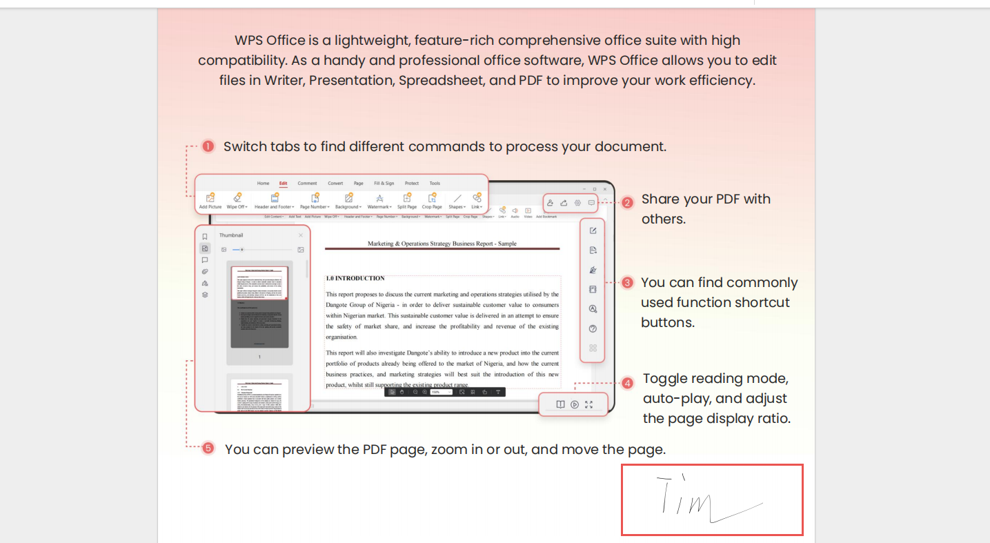 On the POP-UP Box, add name or signature