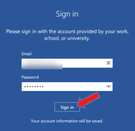  Samsung Microsoft Office sign-in