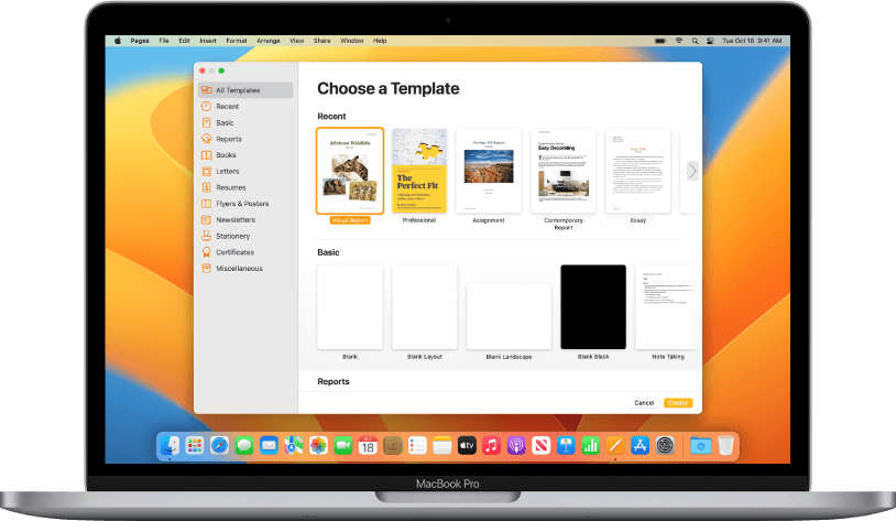 How to Use Apple Pages Templates to Create Stunning Documents | WPS Office Blog