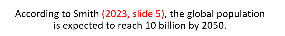  citing with author’s name