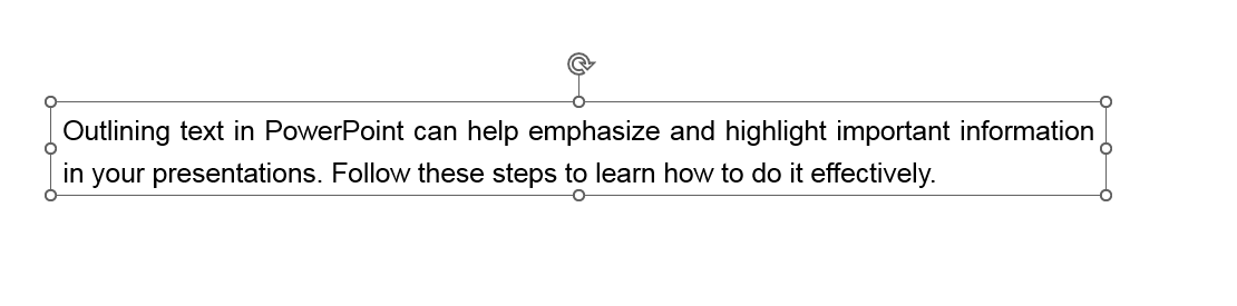 How to Outline Text in PowerPoint [A Complete Guide]