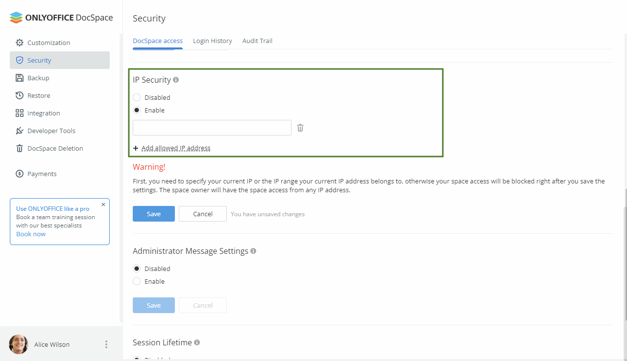 Robust Security Measures