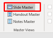the Close Master View button