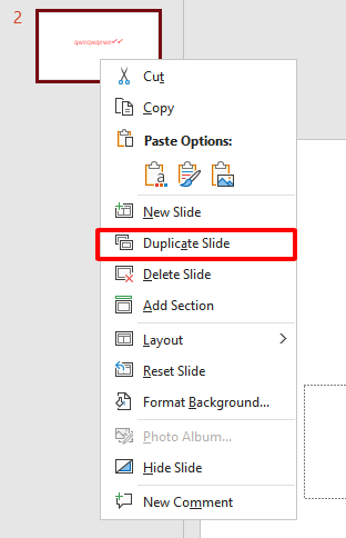  Duplicate Slides