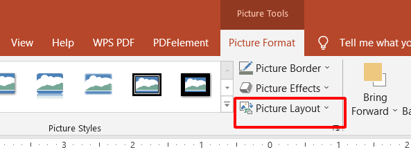 select picture layout