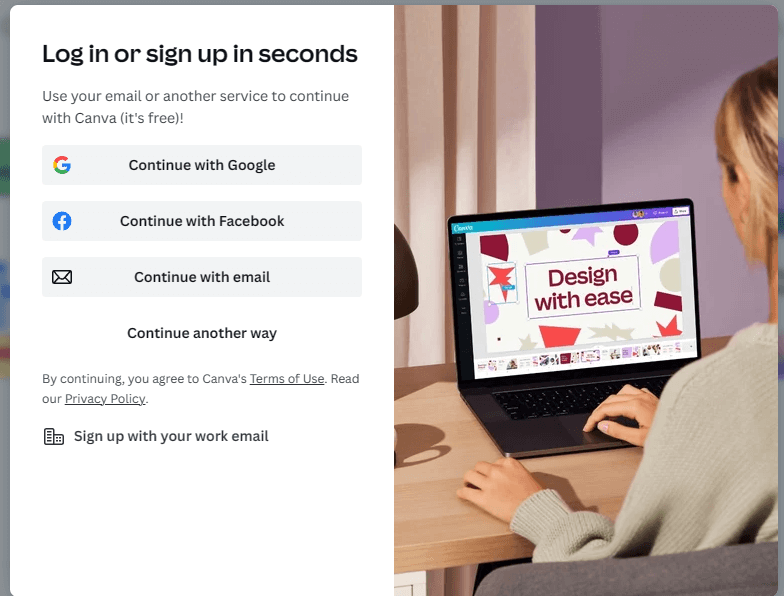 log in to your account