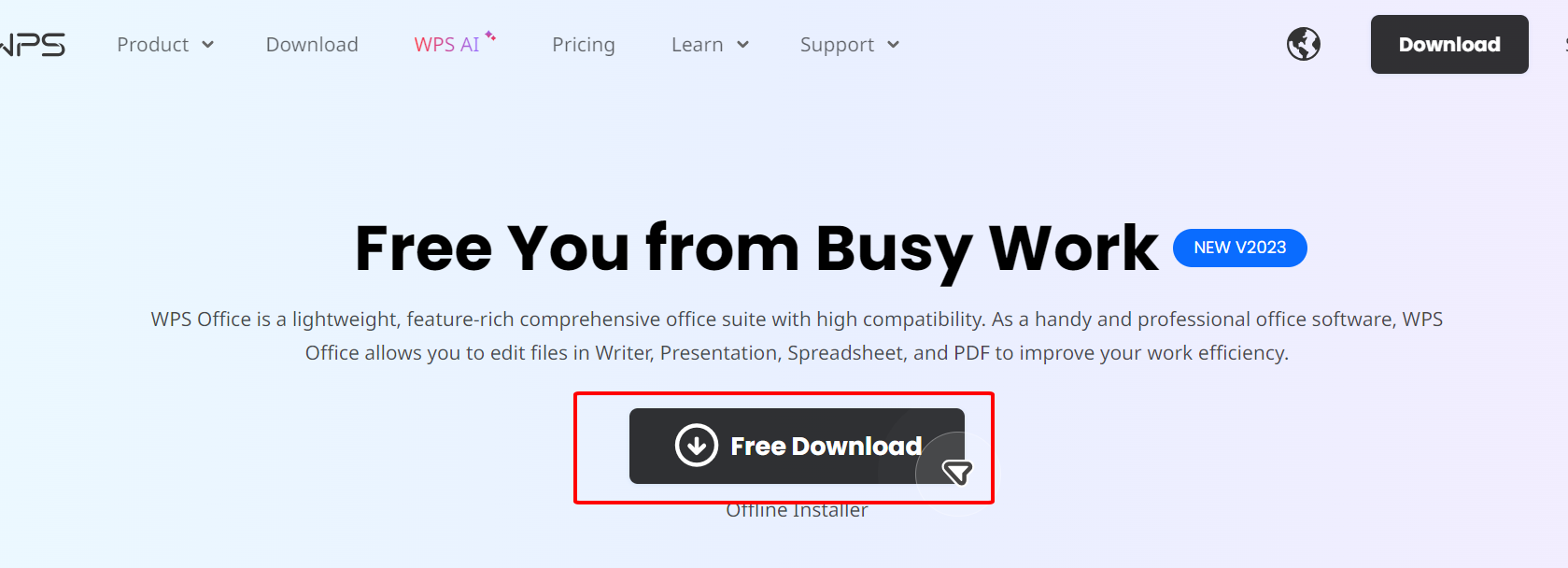  Download from official website