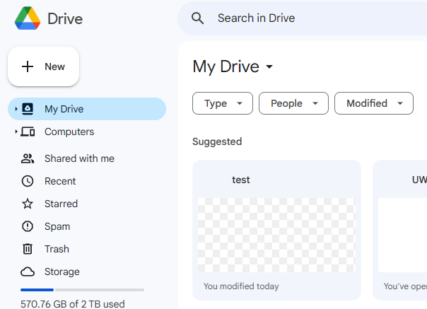 Go to Google Drive