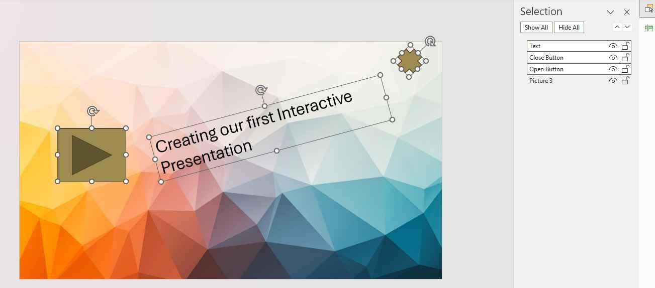 PowerPoint select all objects