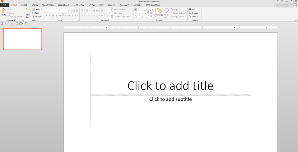Microsoft PowerPoint 2013