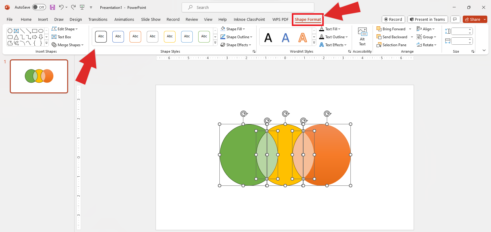  PowerPoint customize venn diagram