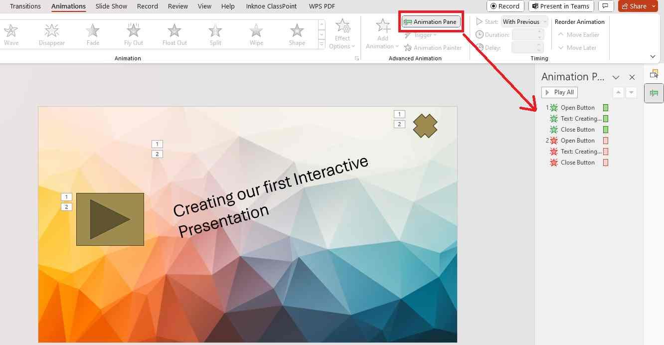 PowerPoint view animations